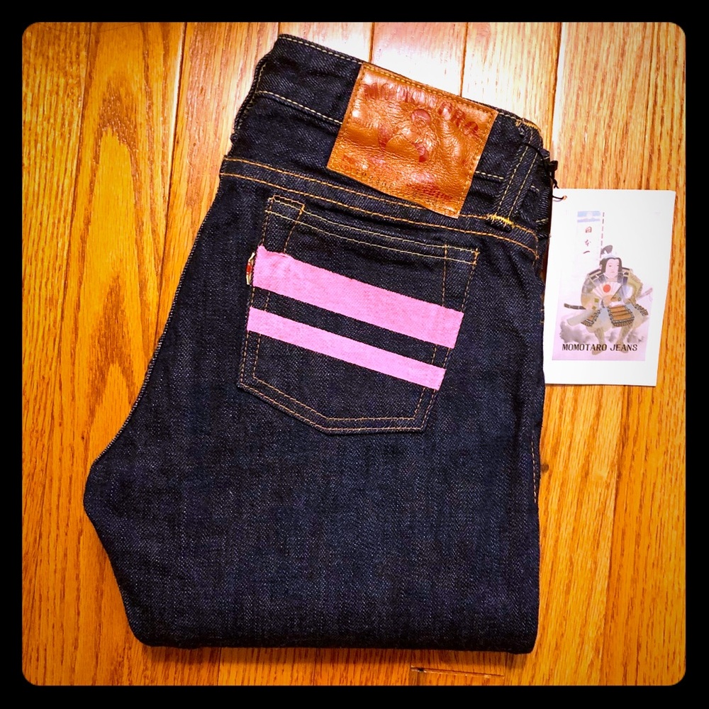 Momotaro - handmade Japanese denim 25 NWT